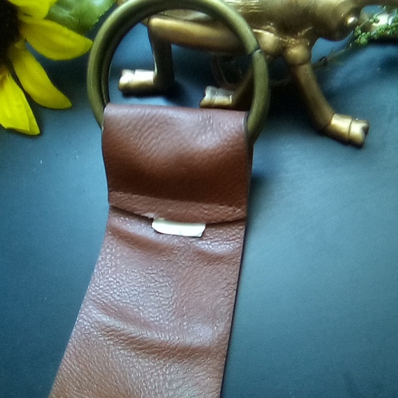 Tobacco Brown 70s Style Vintage Belt Small/Medium - Picture 6 of 10